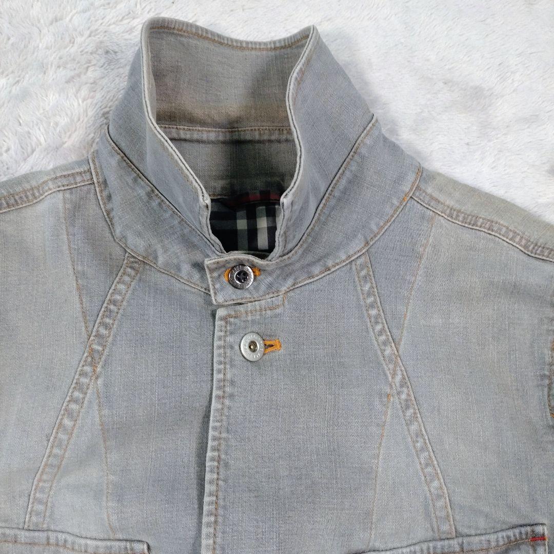 バーバリーブラックレーベル デニムジャケット L ノバチェック