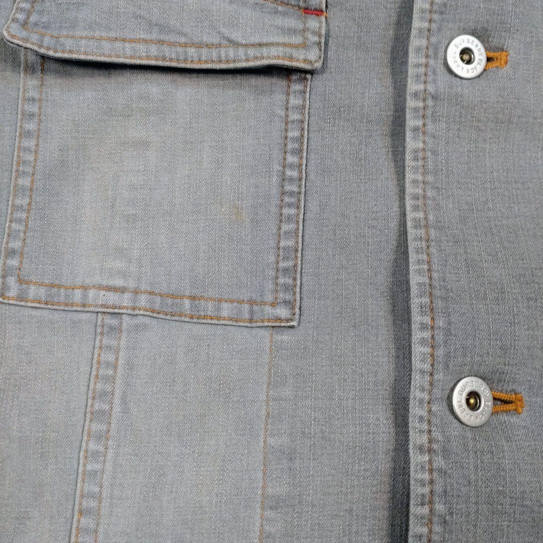 バーバリーブラックレーベル デニムジャケット L ノバチェック