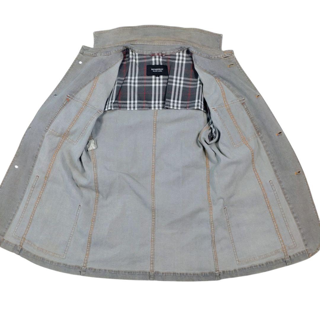 バーバリーブラックレーベル デニムジャケット L ノバチェック