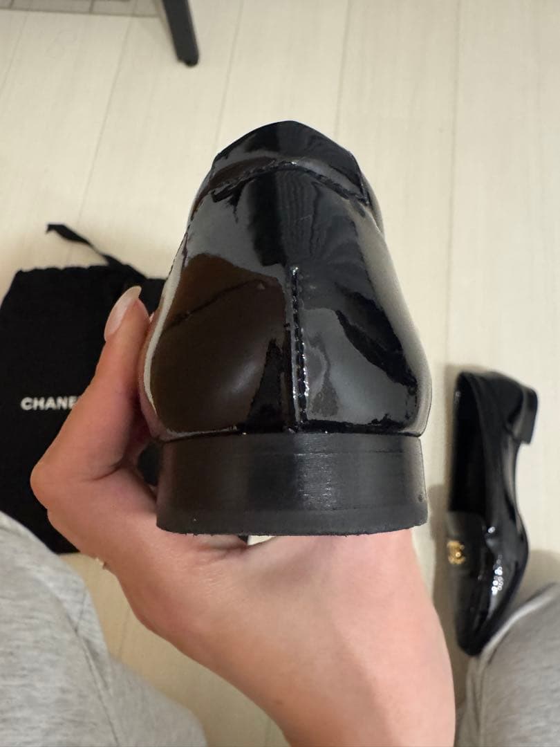 削除予定最終値下げCHANEL ブラック ローファー