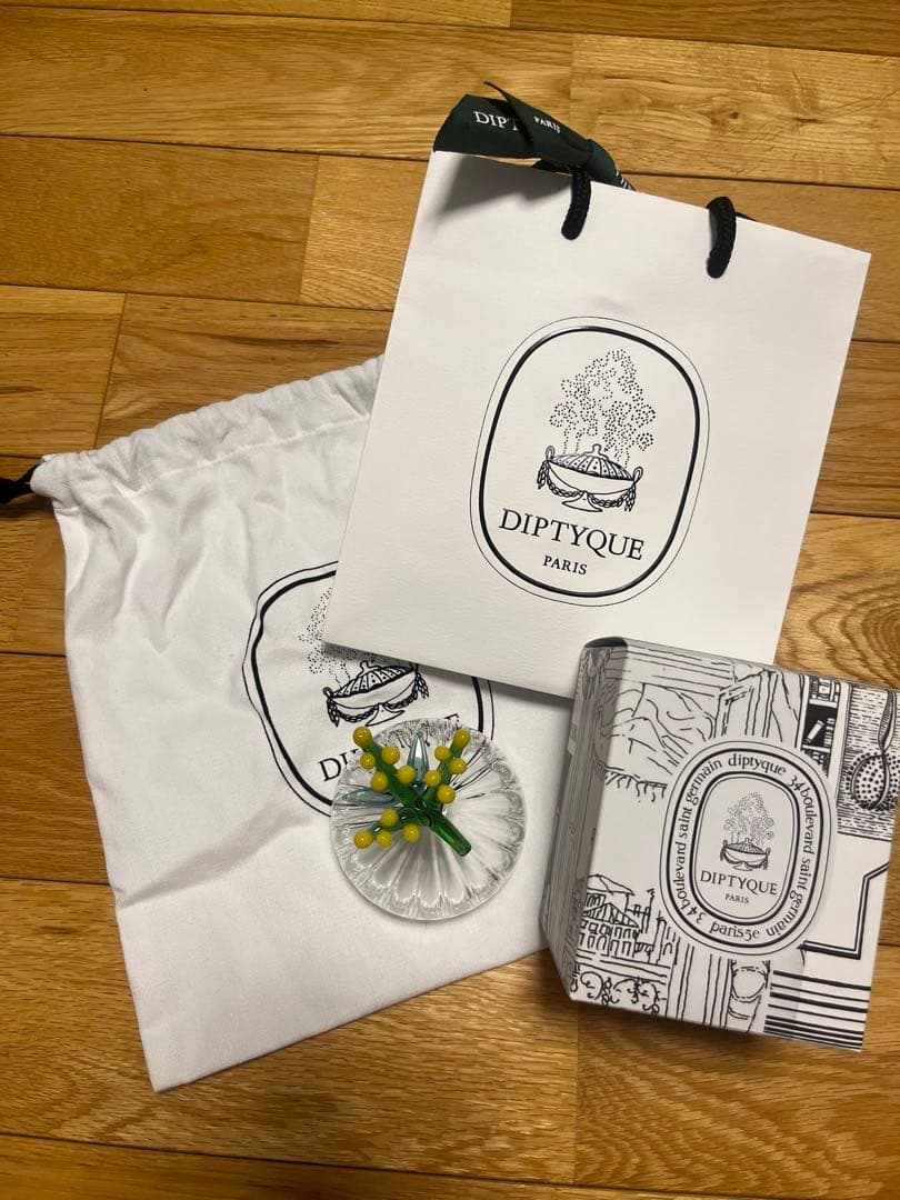 【希少】ディプティック diptyque キャンドルリッド ハーバリウム ミモザ