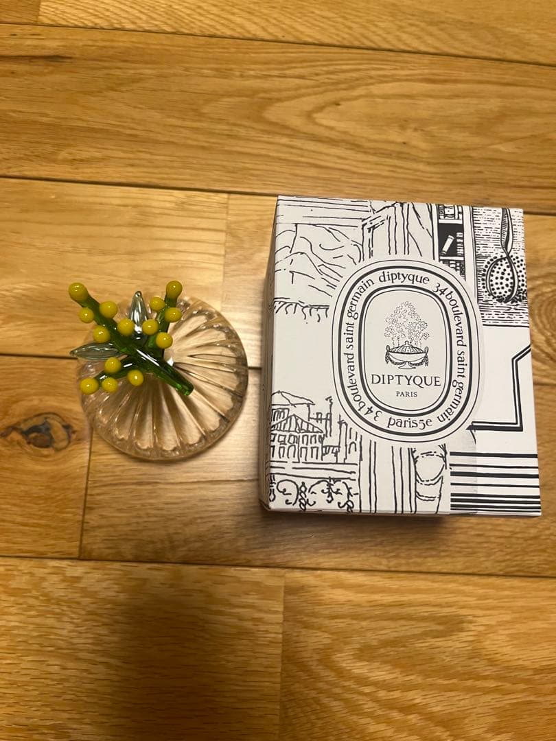 【希少】ディプティック diptyque キャンドルリッド ハーバリウム ミモザ