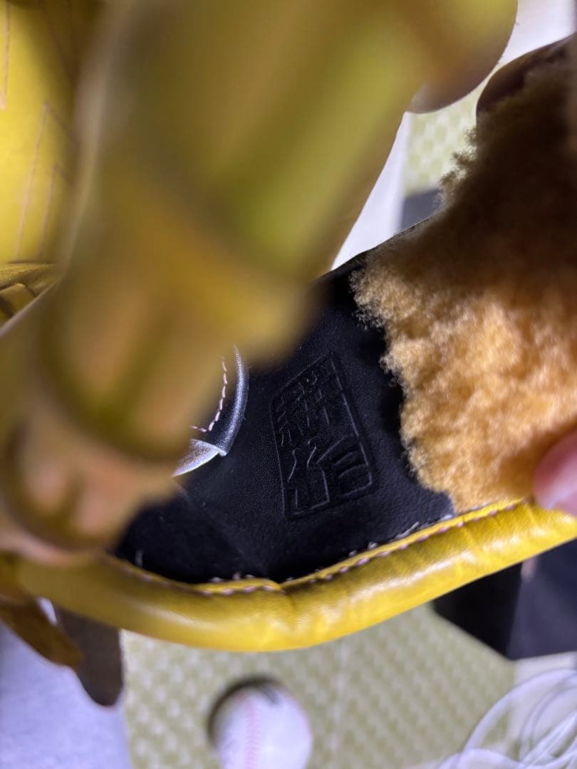 MizunoPro ミズノプロ 軟式投手用グローブ イエロー HAGAJAPAN