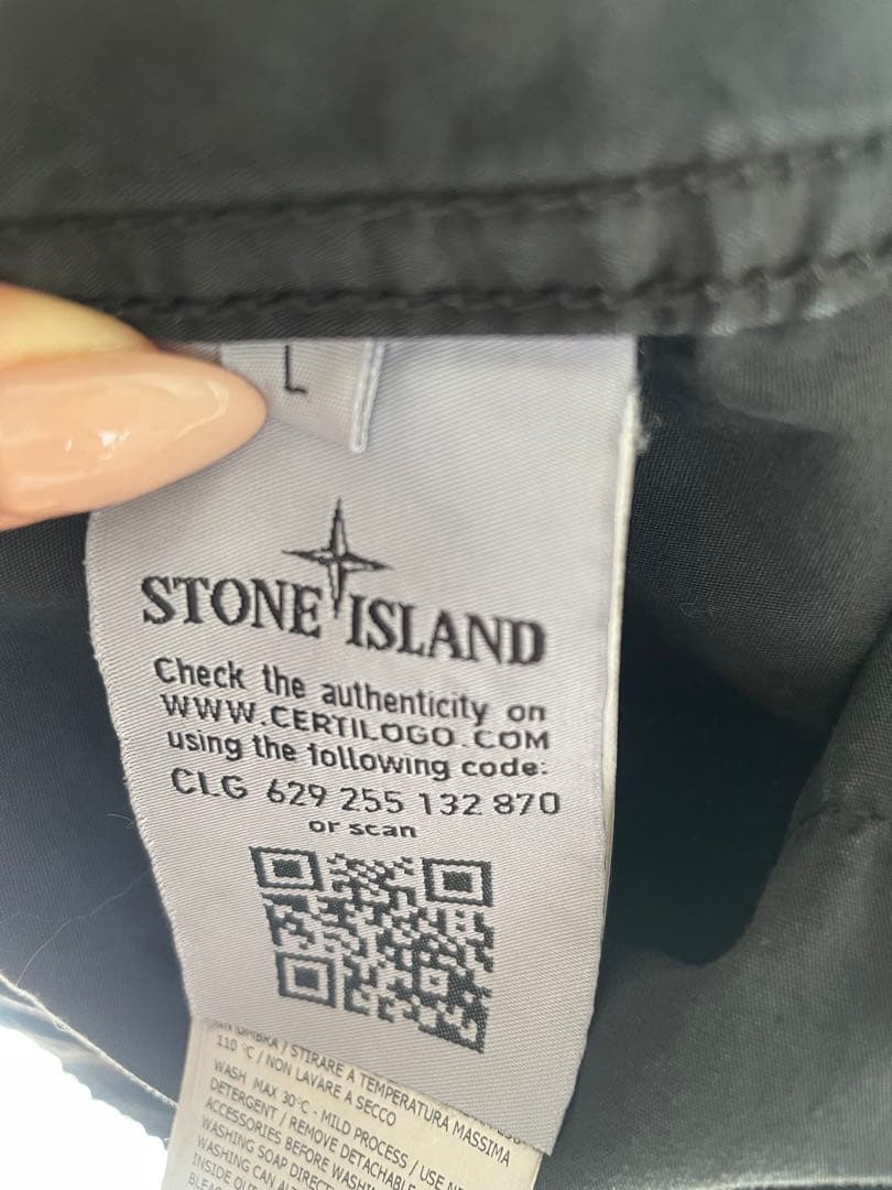 STONE  ダークグレー ミリタリージャケット L