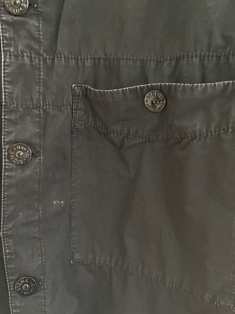 STONE  ダークグレー ミリタリージャケット L