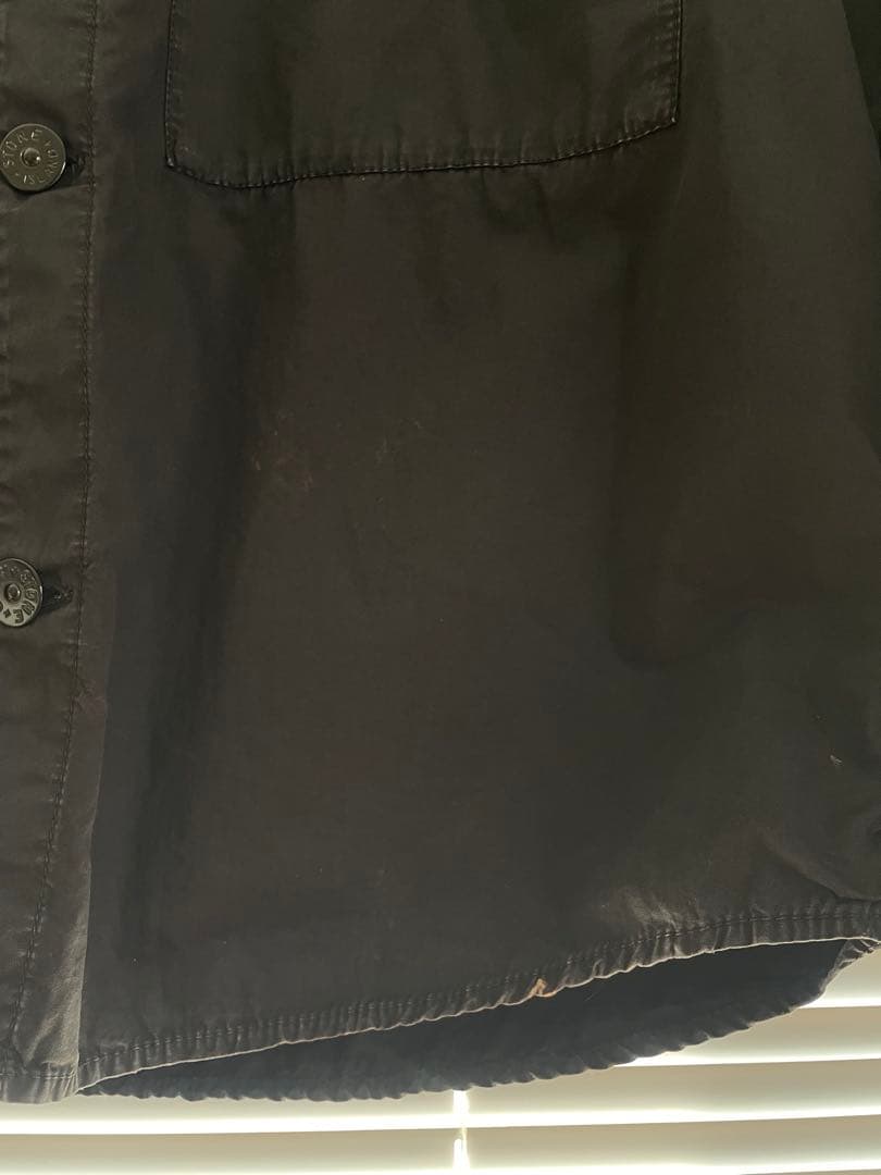 STONE  ダークグレー ミリタリージャケット L