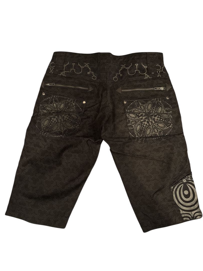 Yacxilan ブラック　ハーフパンツ S