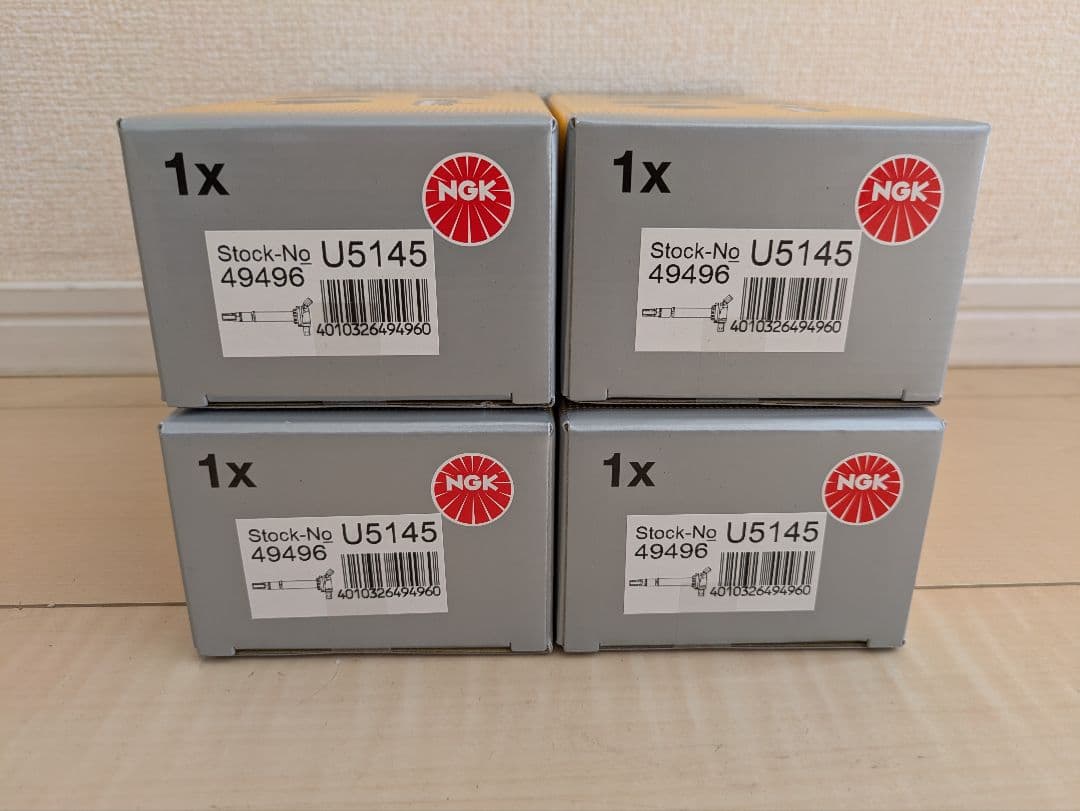 NGK ダイレクトイグニッションコイル U5145 4本セット