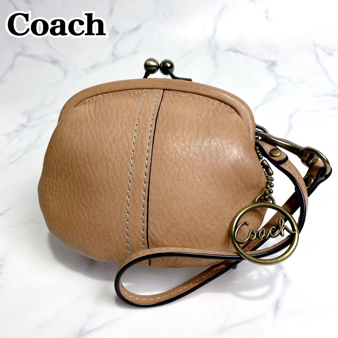 激レア✨COACH ケース 65周年記念 レガシー がま口 ライトブラウン