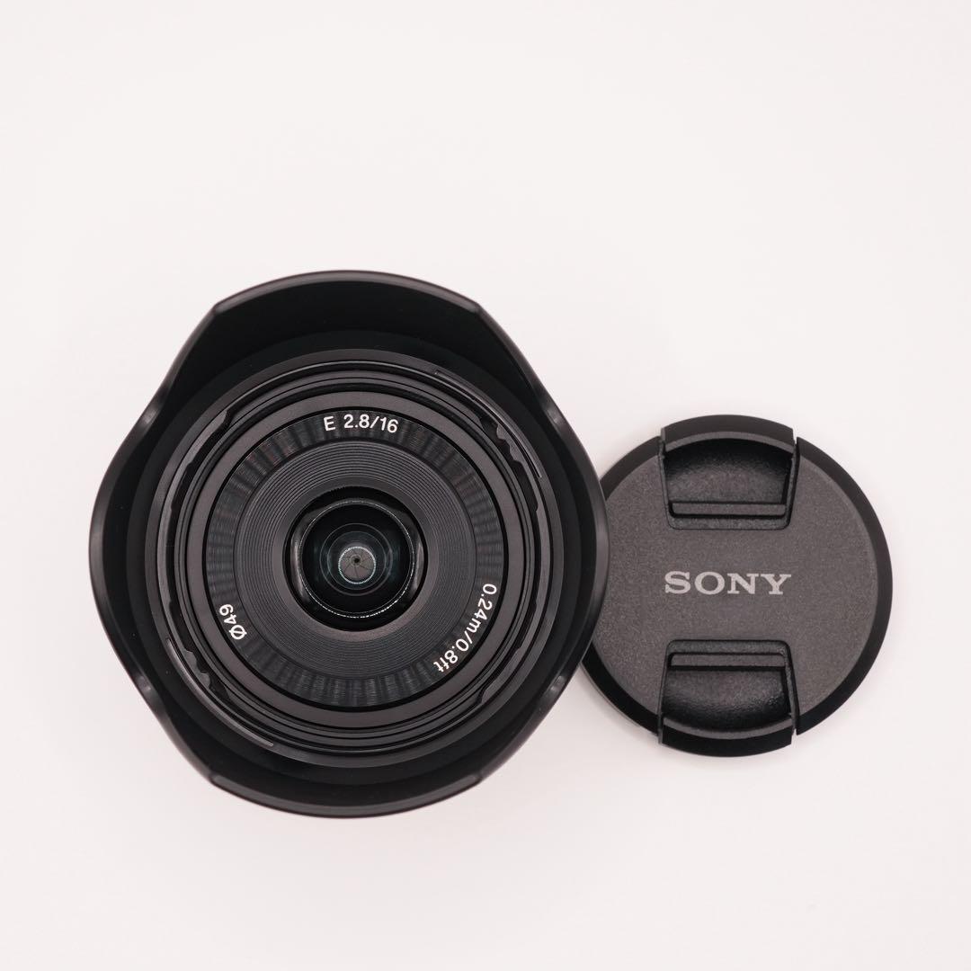 【美品】SONY E 16mm F2.8 SEL16F28 Eマウント用