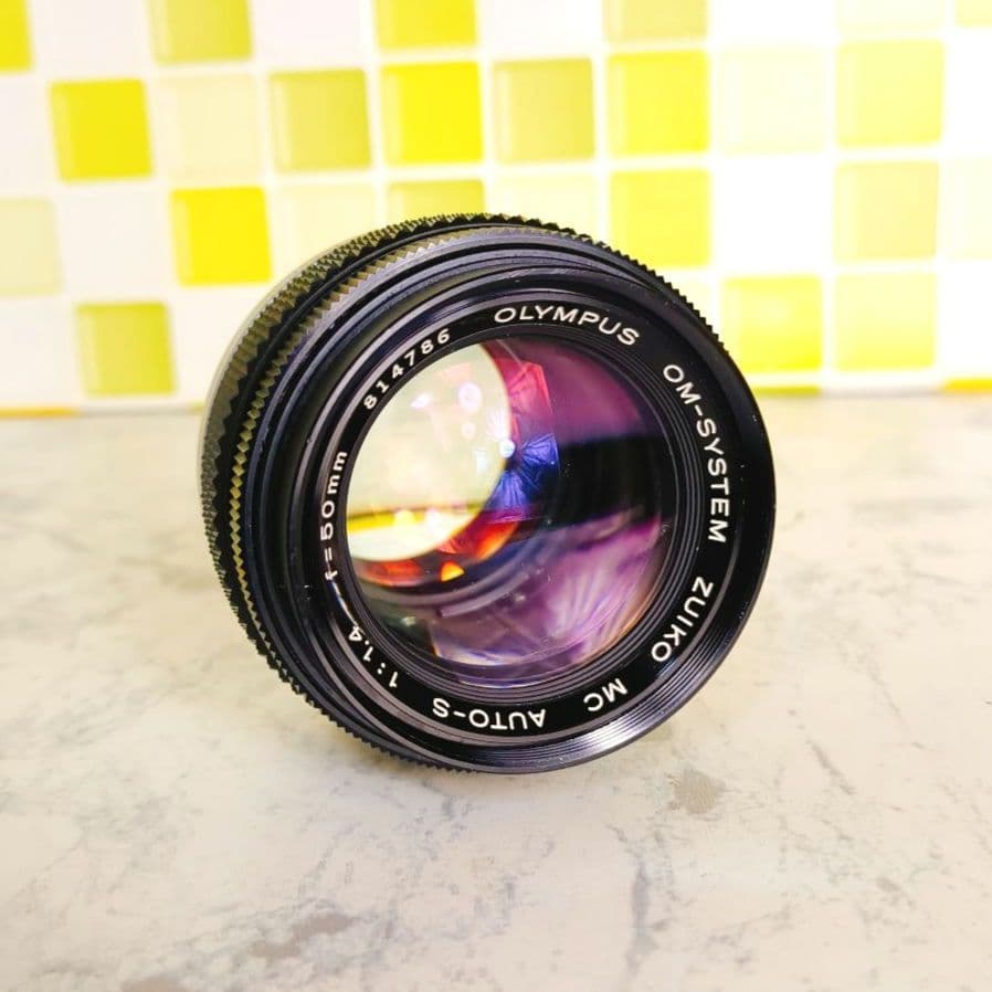 OLYMPUS ZUIKO MC AUTO 50mm f1.4 単焦点 レンズ