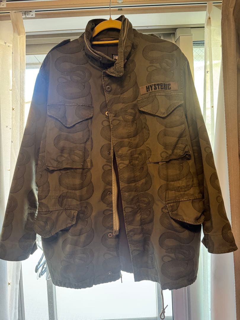 本日まで出品　ヒステリックグラマー SNAKE LOOP柄 M65