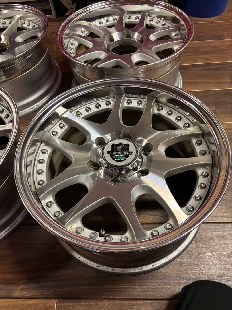 ◇送料込み◇ ロデオドライブ　17inch×8.0J 中古ホイール４本
