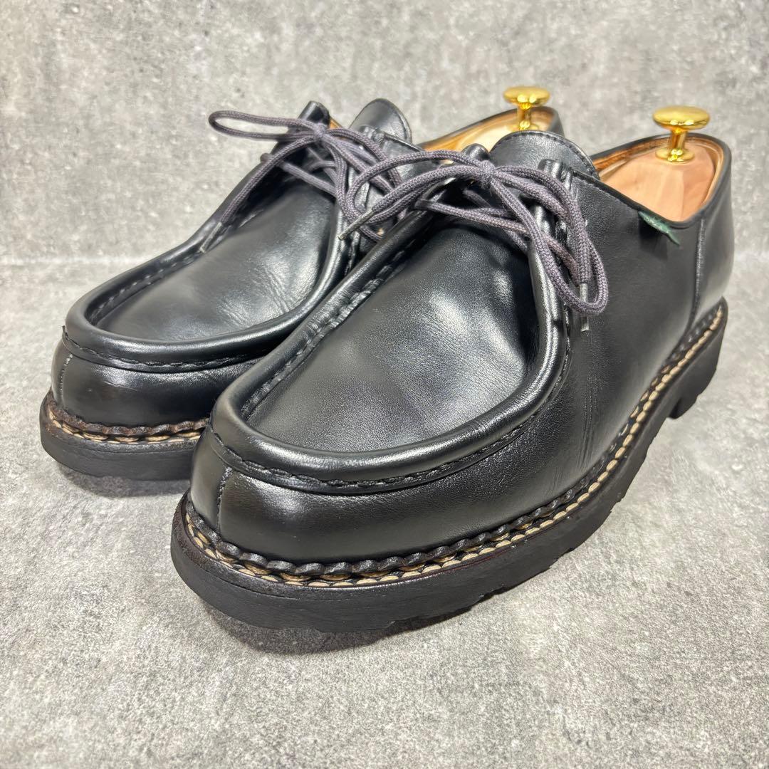 【名作】パラブーツ ミカエル チロリアンシューズ レザー レースアップ 25