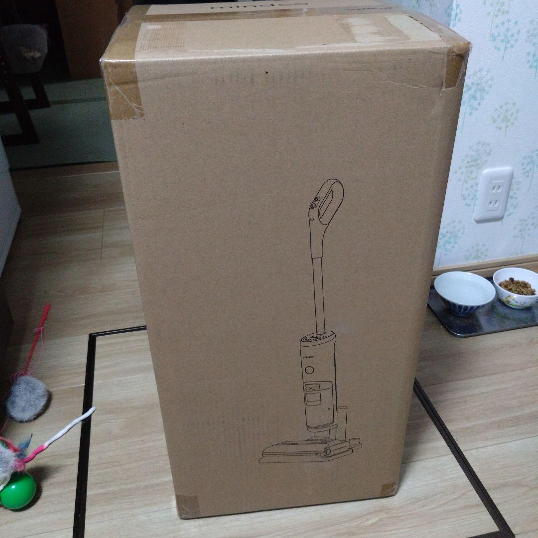 未開封mindoo 水拭き掃除機クリーナー MK-AN01-BLK