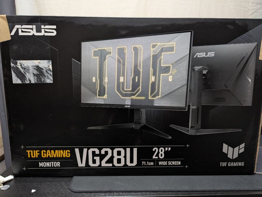 ASUS TUF GAMING VG28UQL1A 28インチ 4K 144Hz