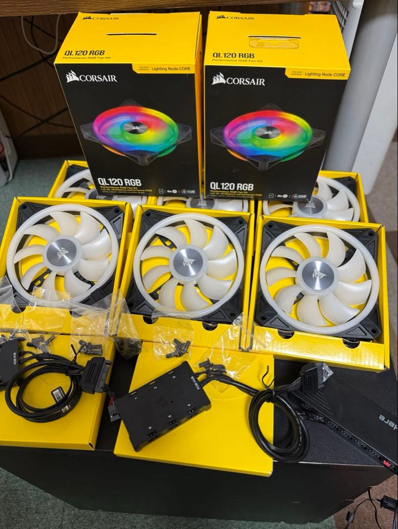 Corsair QL120 3個セット×2 計6個セット＋おまけ