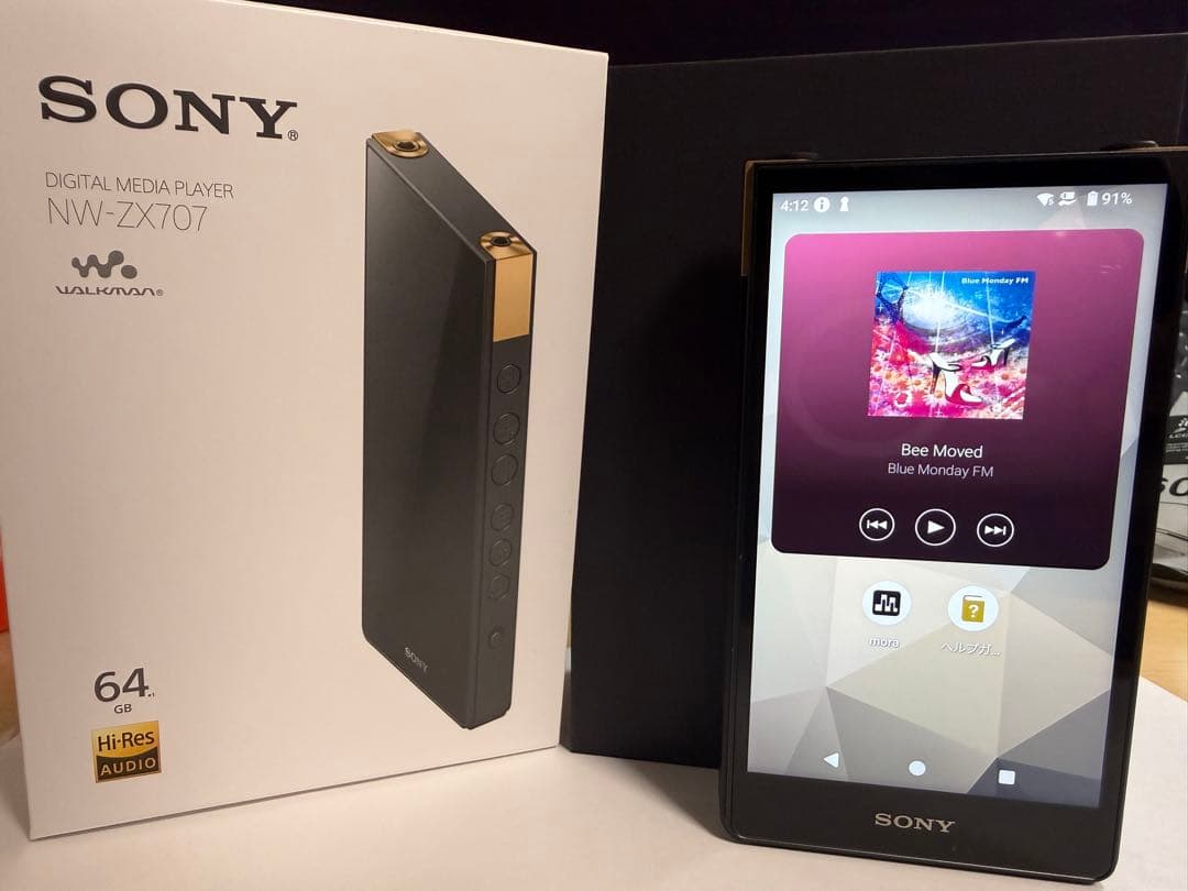 SONY ウォークマン NW-ZX707+サンディスク128GBマイクロSD付き
