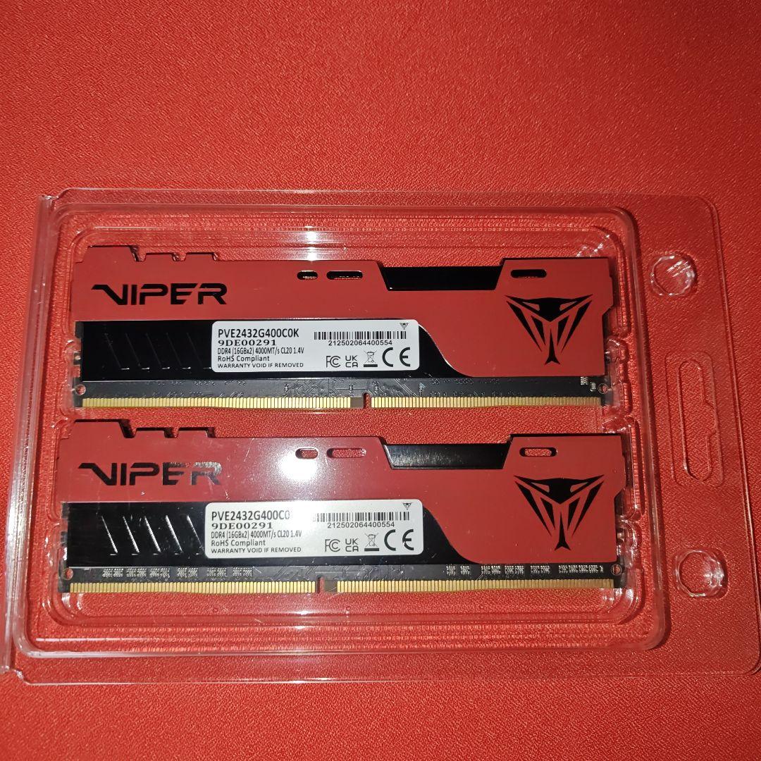 Patriot Viper EliteⅡ DDR4 4000MHz 16GBx2
