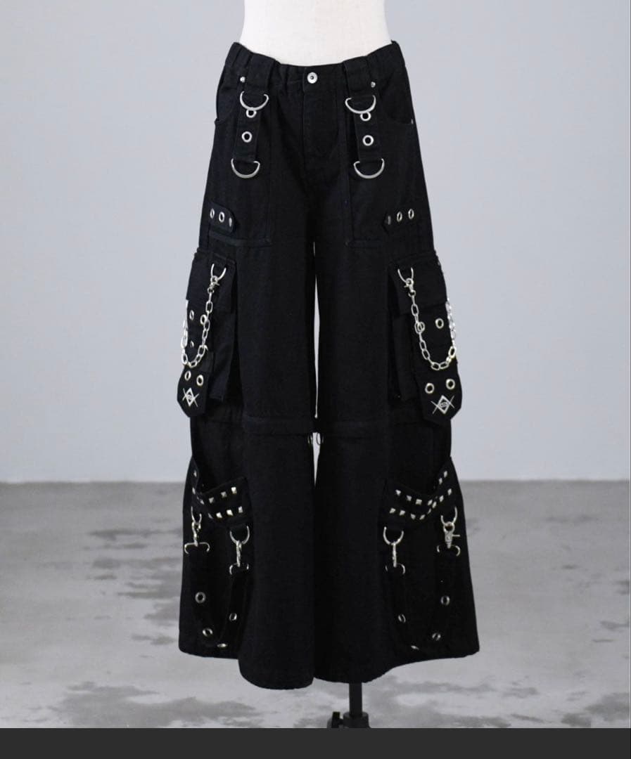 『REFLEM/レフレム』2WAYワイドデニムカーゴパンツ