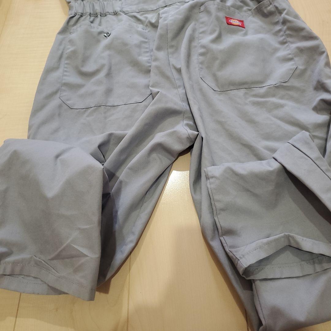 Moon Equipment Co. グレーオーバーオール 半袖 つなぎ