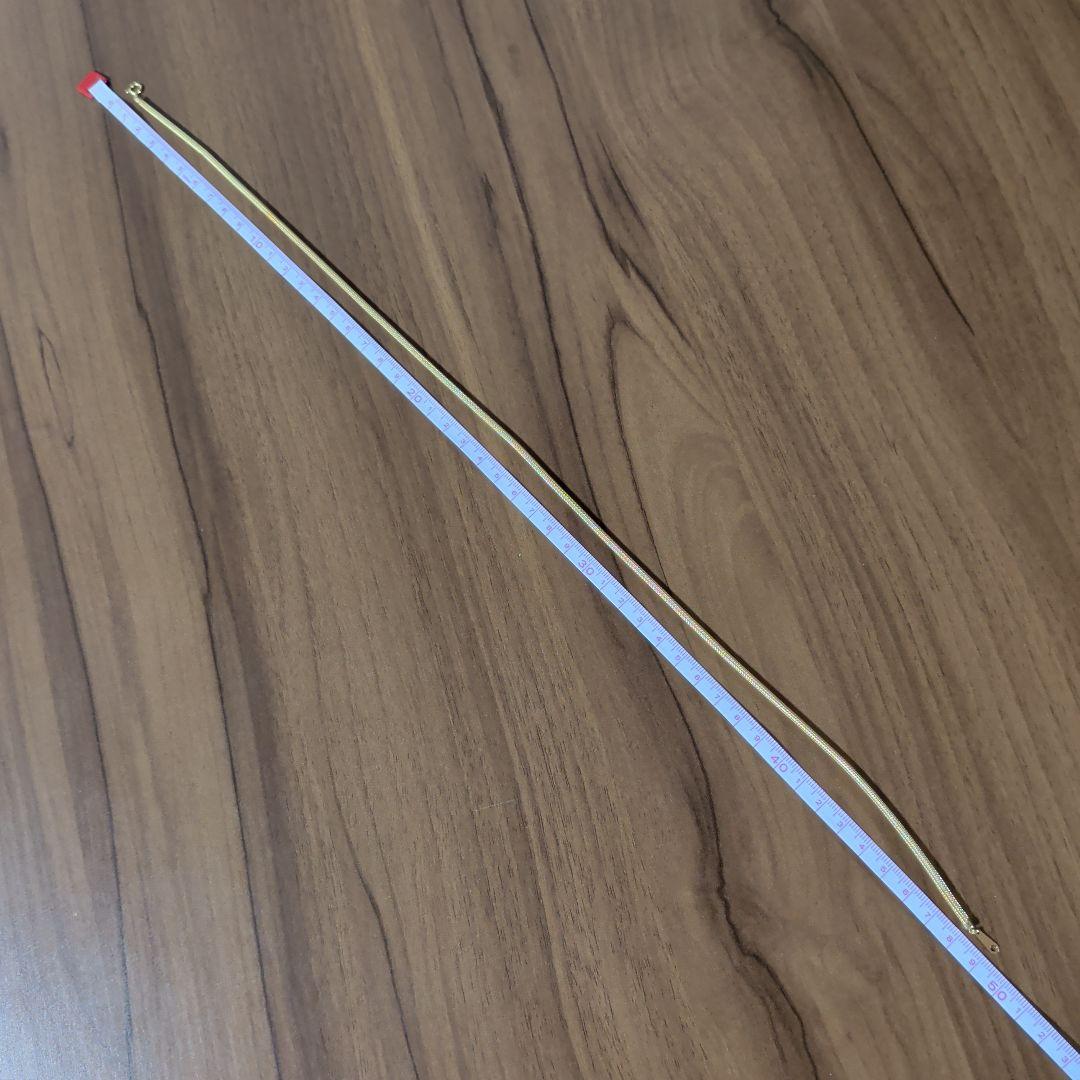 ネックレス　K18　YG　 編み込み　10.57g