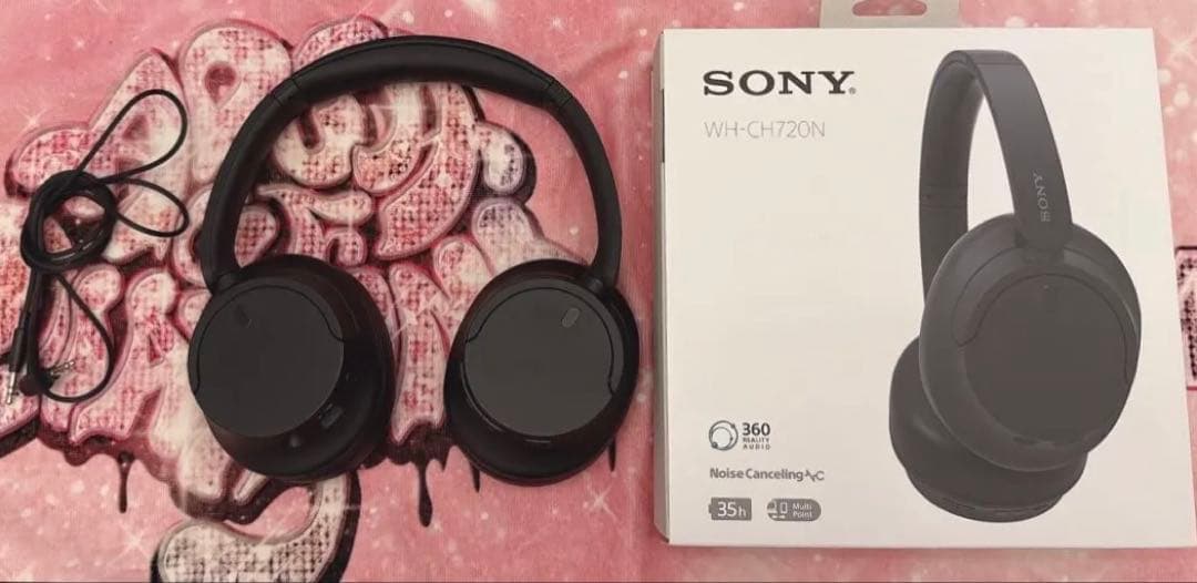 SONY ヘッドホン WH-CH720N ブラック 有線のみ