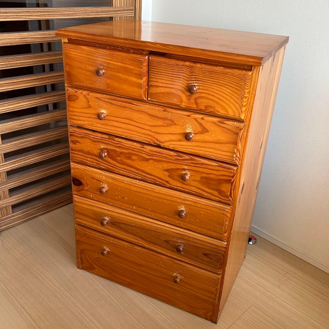 【送料込み】チェスト 天然無垢材（日本製）