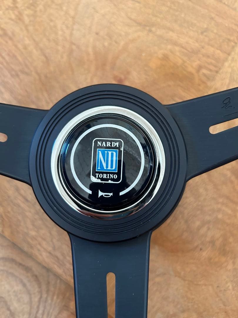 NARDI ウッド&ブラックスポーク　36π