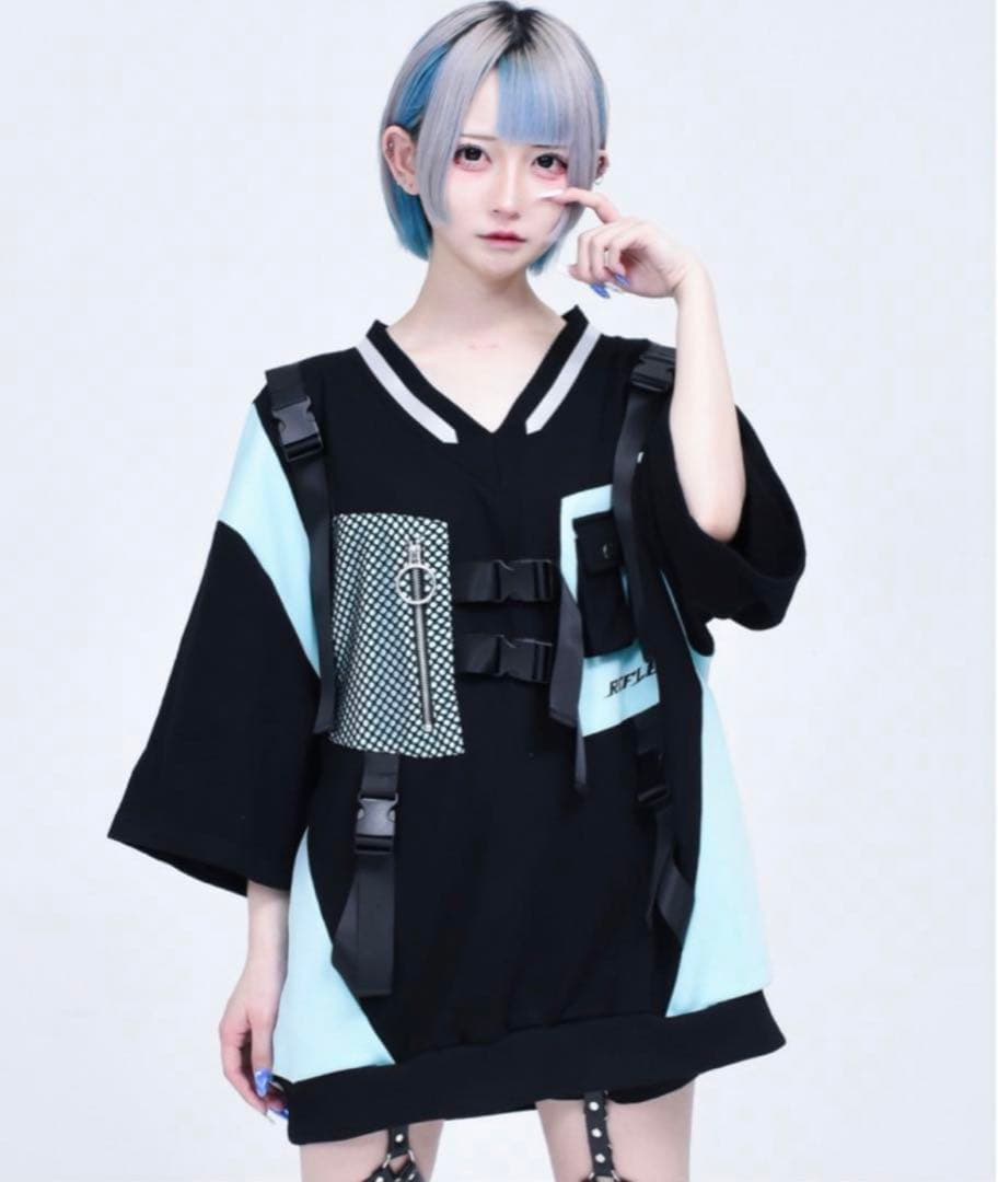 破格 REFLEMレフレム 半袖 サイバー ハーフスリーブ