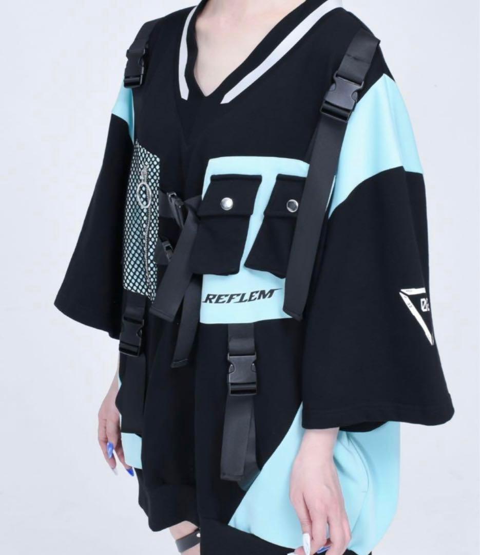 破格 REFLEMレフレム 半袖 サイバー ハーフスリーブ