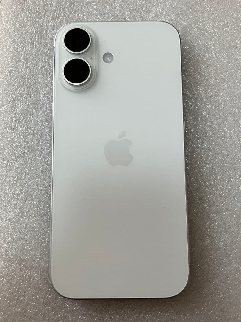 iPhone17 256GB ホワイト　充放電回数2回　Appleケア27年9月