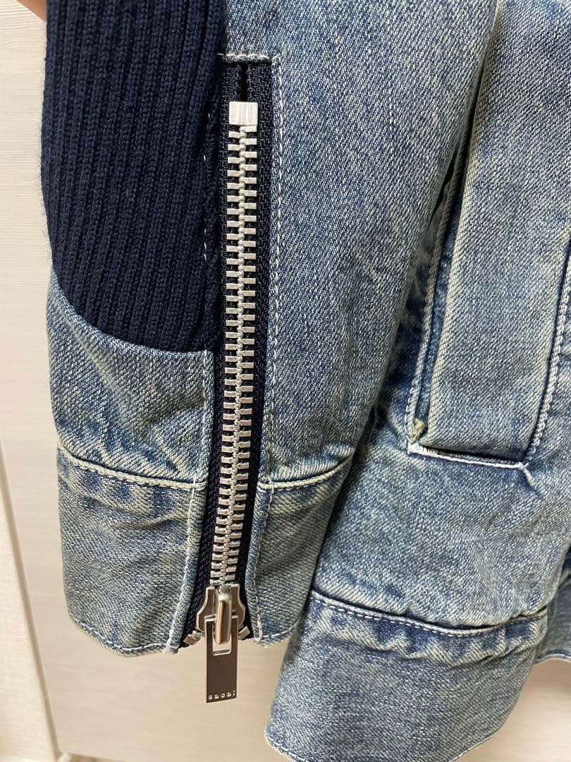 sacai サカイ デニムジャケット Gジャン ベルト付