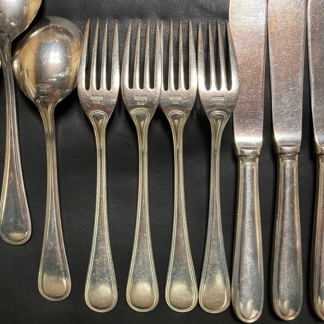 ノリタケEPNS(銀メッキ)カトラリー ナイフ＆フォーク&スプーン　12本セット