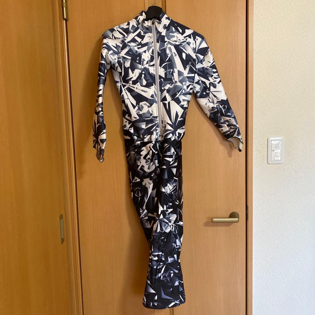 子ども用スキーウェア ワンピ　160 ワンピース　スキー　レーシングスーツ　白