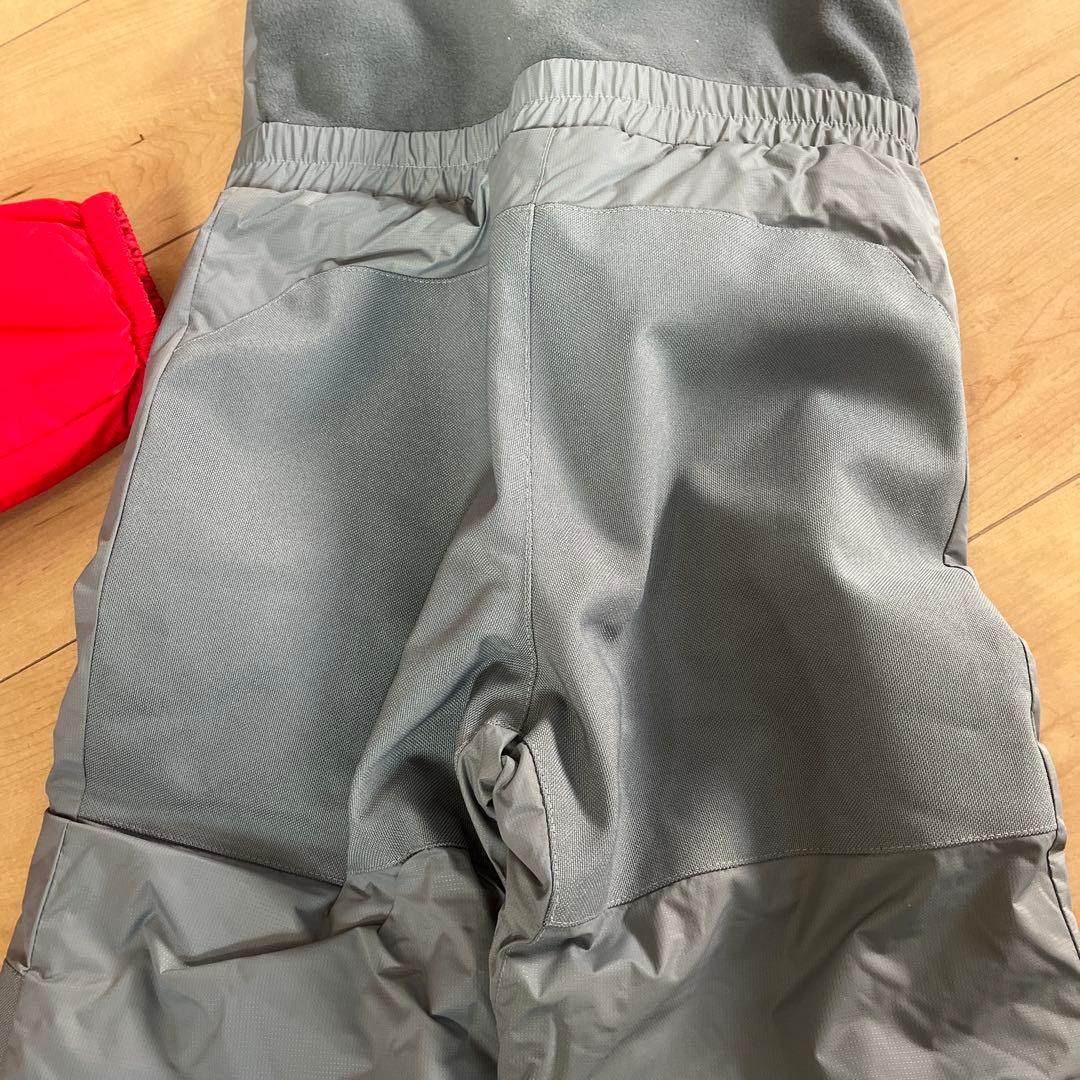 Columbia 子ども用スキーウェア 赤/グレー　xs