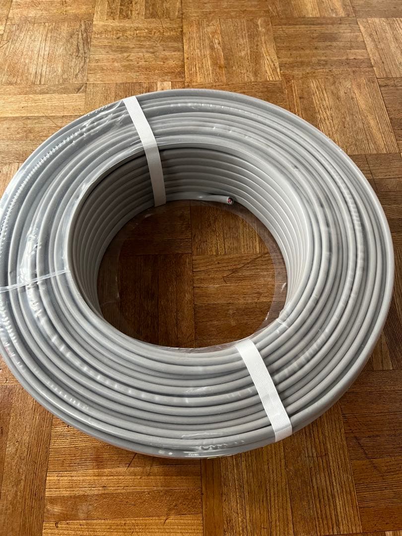 VVF ケーブル YAZAKI VVF2.0-3C 赤白黒 100m