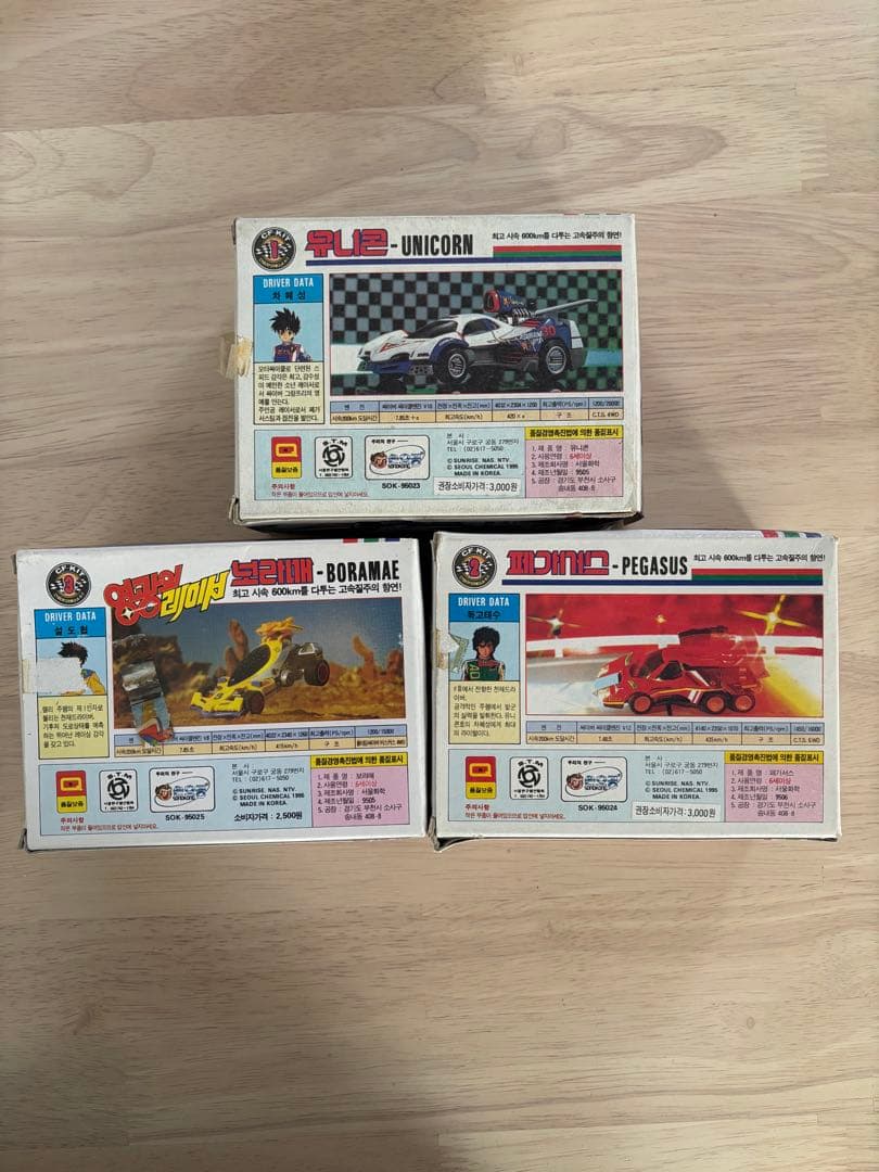 新世紀GPX サイバーフォーミュラ ぜんまい　ミニカー　韓国版