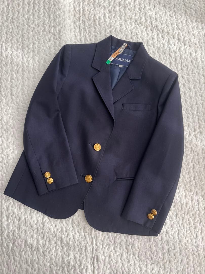 ファミリア フォーマル ジャケット ブレザー　紺