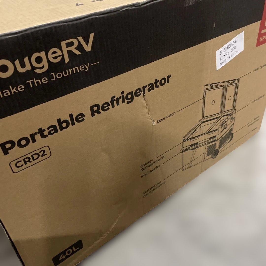 BougeRV ポータブル冷蔵庫 車載冷蔵庫 大容量 40L