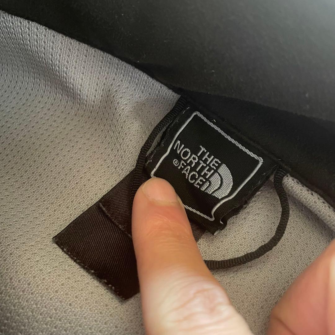 THE NORTH FACE 黒 フリース ベスト ジップ ポケット 00s