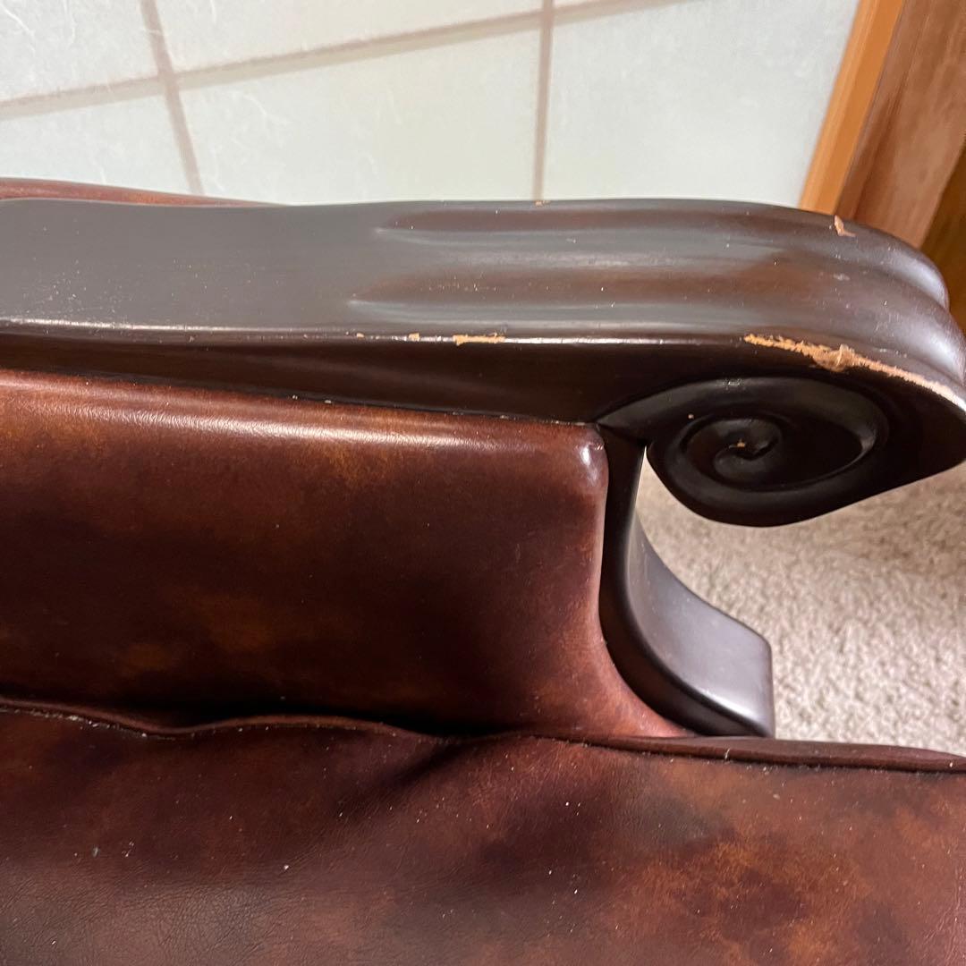 8/31まで！　コメント読んでください　高級　1人掛けソファー　アームレスト付き