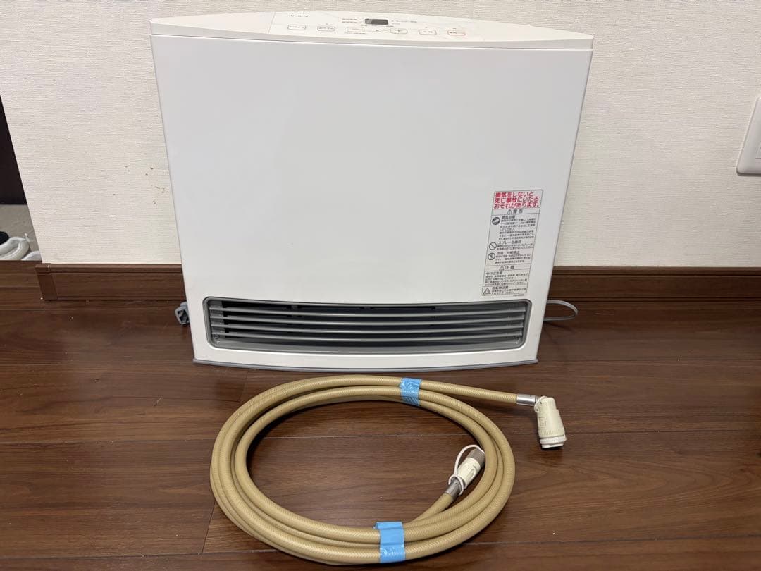 ノーリツ ヒーター ガスファンヒーター 20度設定