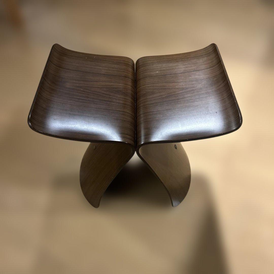 天童木工 TENDO バタフライスツール　柳宗理 SORI YANAGI 中古品