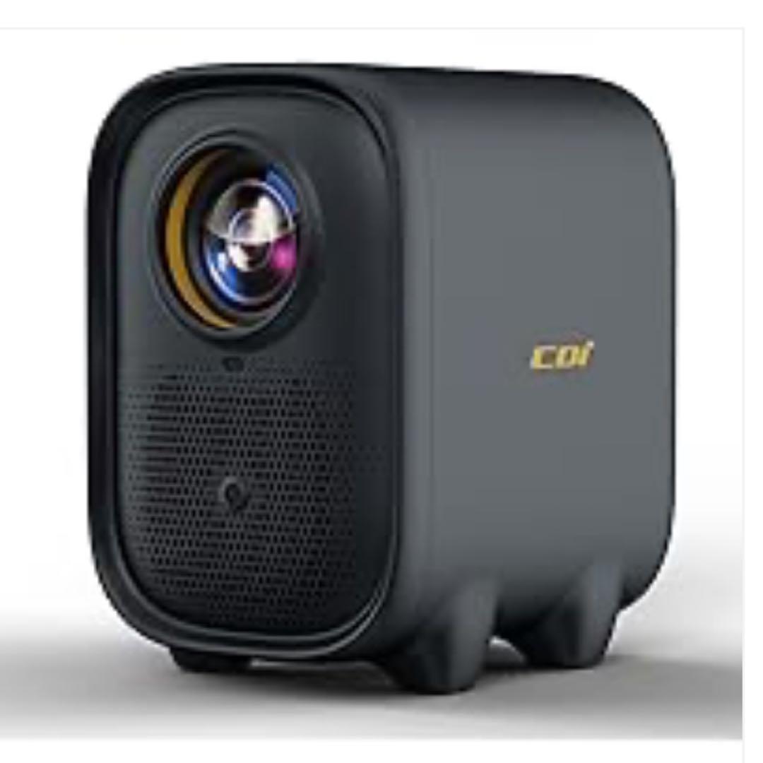 Netflix対応 超小型プロジェクター COI ブラック 高画質 コンパクト