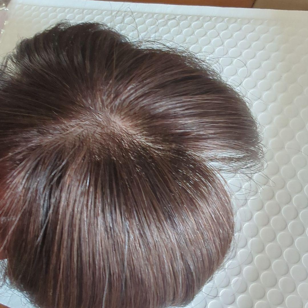 百合子ウィッグカモメ、前髪ありタイプ ナチュラルブラウン