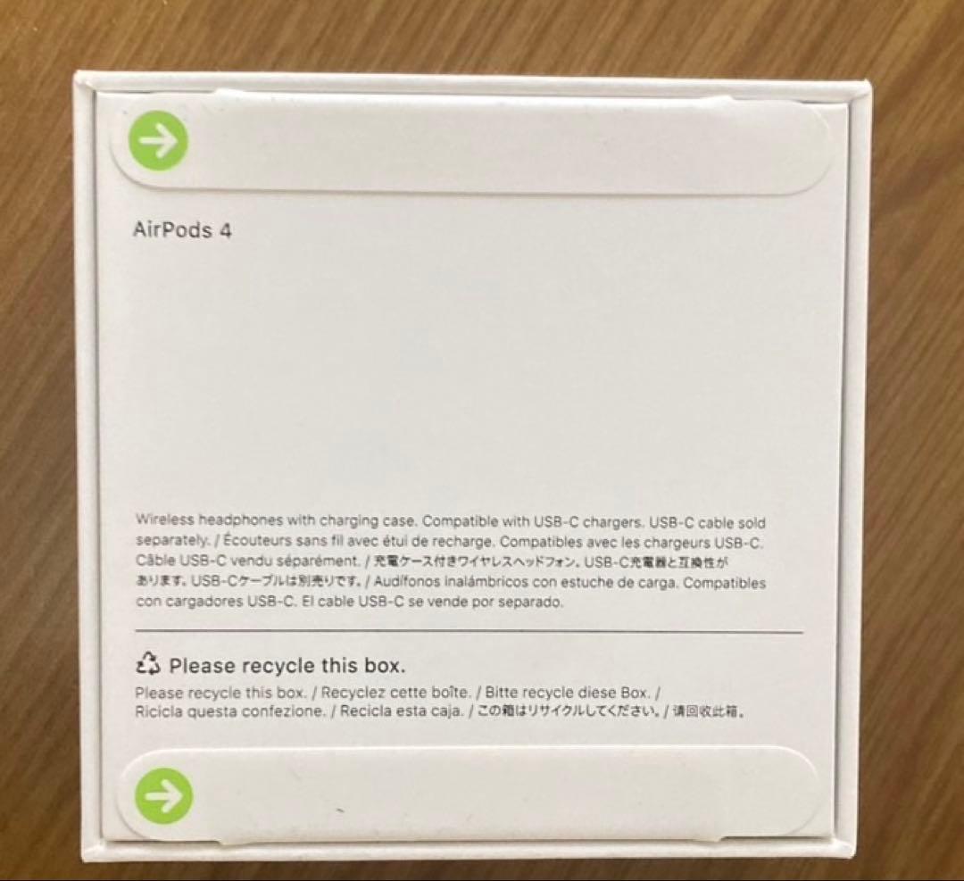 か*る様 AirPods 4 本体 USB-C充電対応