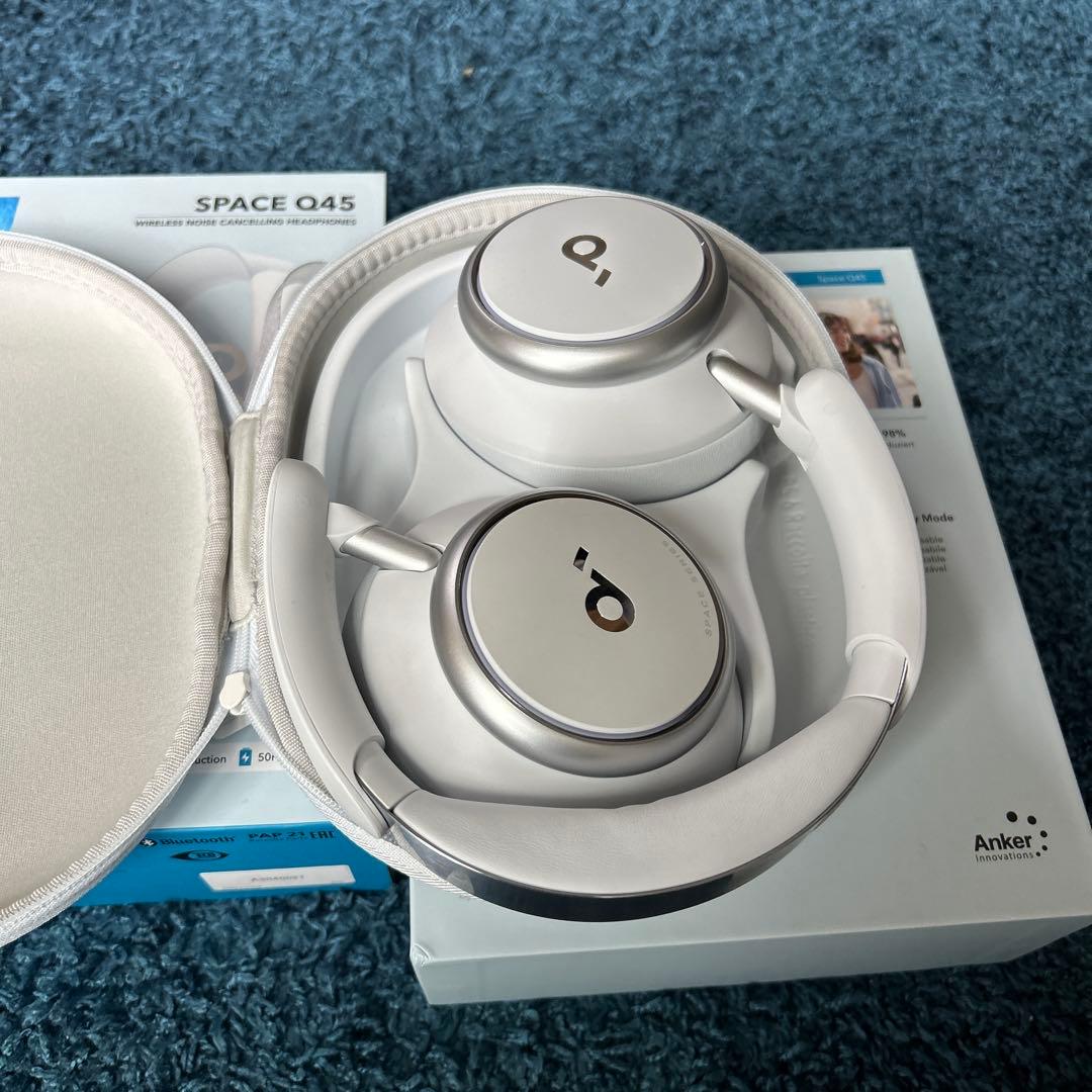 soundcore by Anker Space Q45 ワイヤレスヘッドホン白