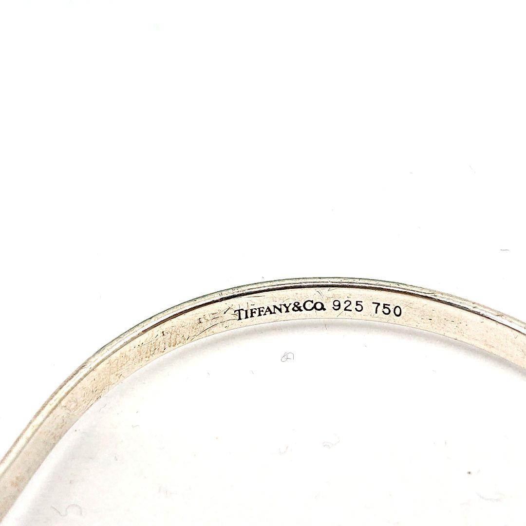 TIFFANY&Co. フック&アイ 18金コンビ バングル