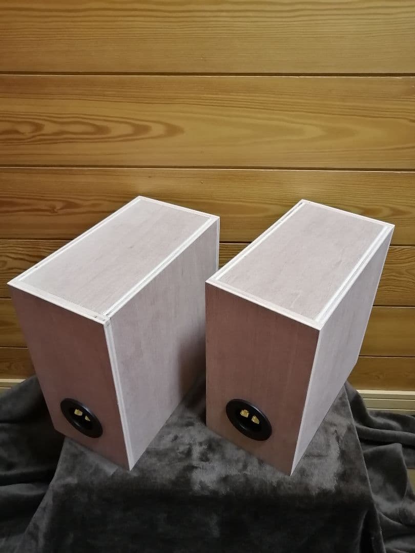 【モーリー@モーリー】10cm 4段バスレフ箱 無塗装ペア